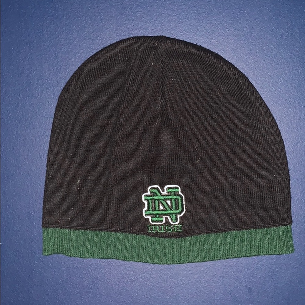 Black Notre Dame Beanie